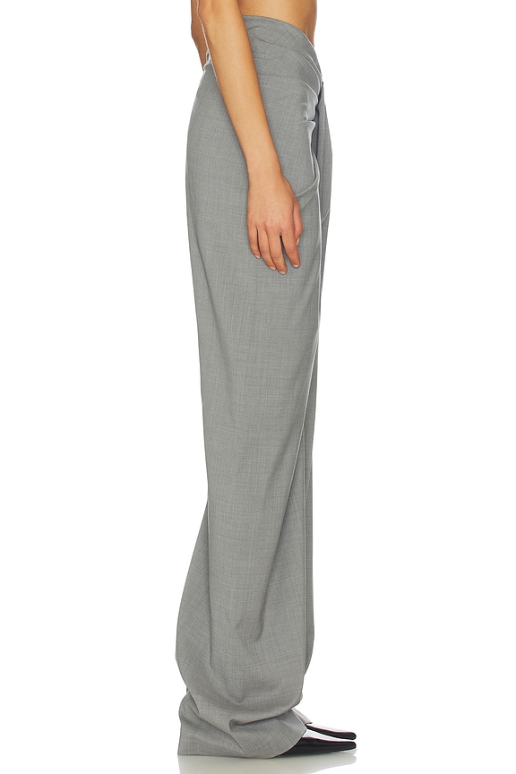 view 2 of 6 Draped Trouser in Grey