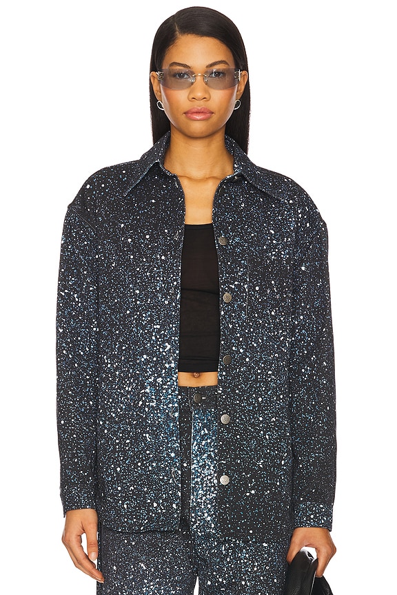 view 2 of 6 CAMISA ADORNADA in Blue