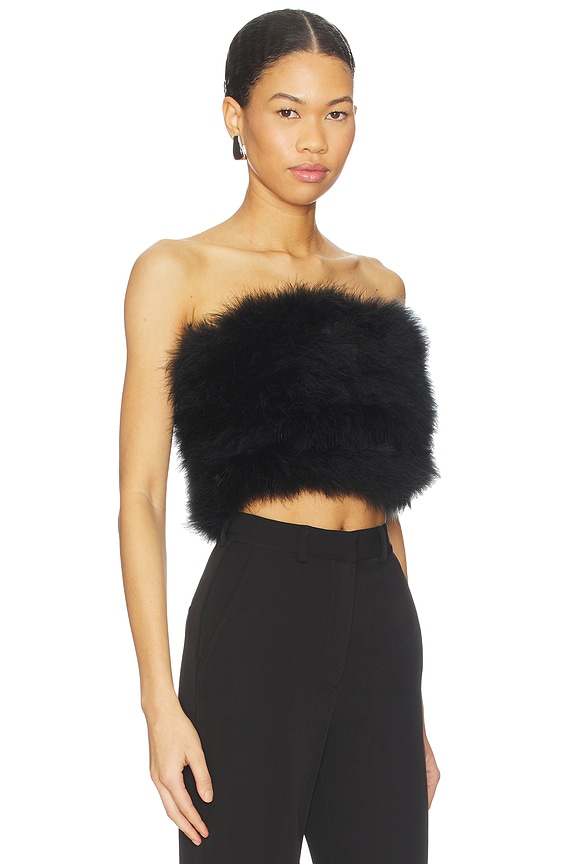 view 2 of 4 Strapless Top in Black