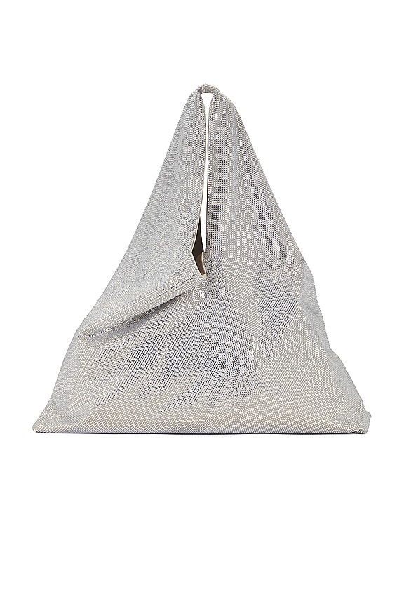 view 2 of 4 Rhinestone Tote in Beige & Crystal