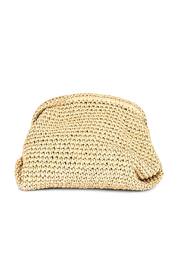 view 2 of 5 Mini Mama Clutch in Natural & Crystal