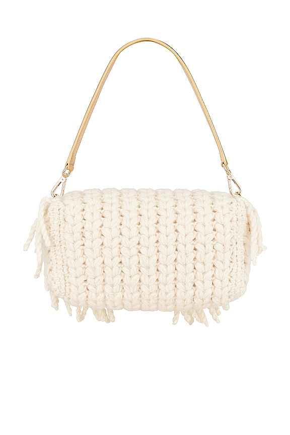 view 2 of 5 SAC PORTÉ ÉPAULE MIA in Wool Milk