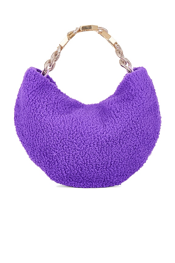 view 2 of 4 Teddy Hobo Bag in Purple
