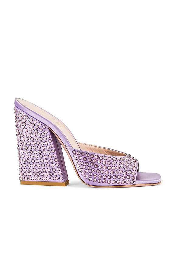 GEDEBE Eva Mule in Lilla & Crystal Violet | REVOLVE