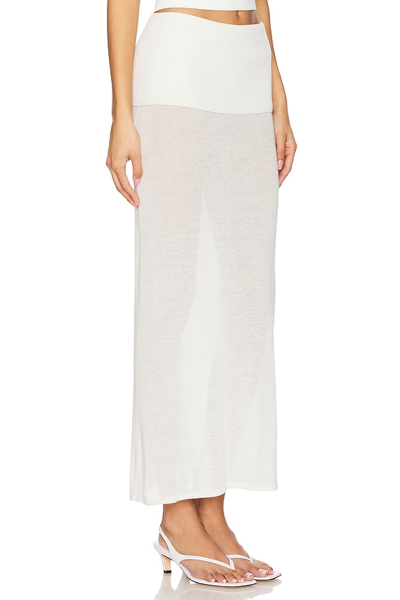 view 2 of 6 Danni Skirt in White