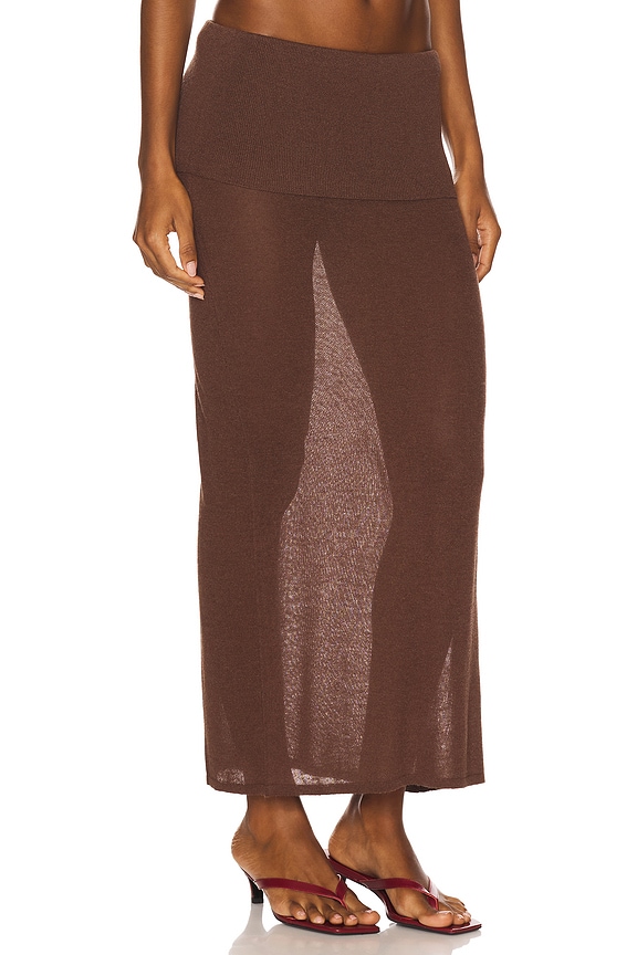 view 2 of 6 Danni Skirt in Brown