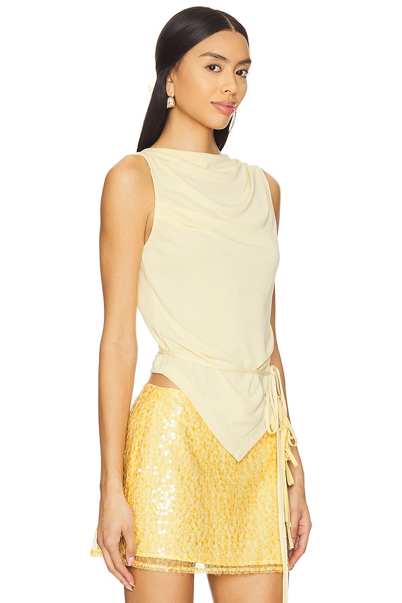 view 2 of 4 Portia Top in Butter Yellow