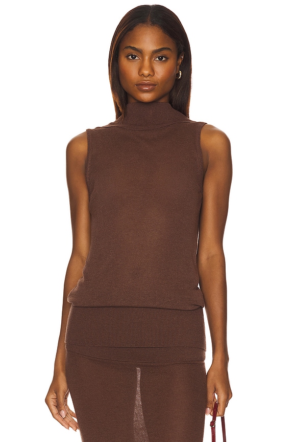 view 2 of 5 Serra Tunic Top in Brown