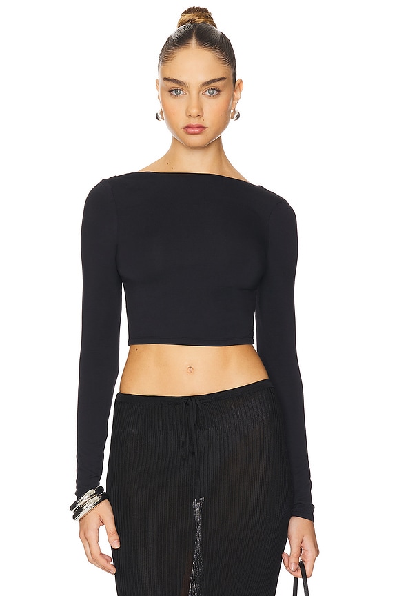 view 2 of 4 Riley Top in Black