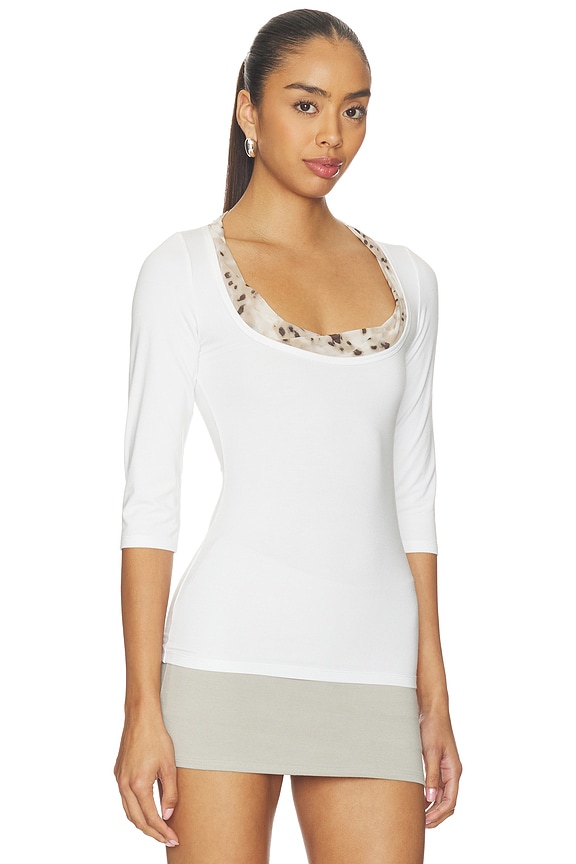 view 2 of 4 Thompson Top in White