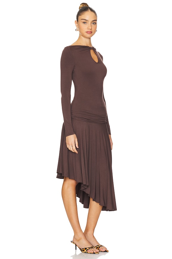 view 2 of 3 Sylvie Top in Chocolate