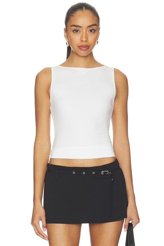 view 1 of 4 Clark Top in White