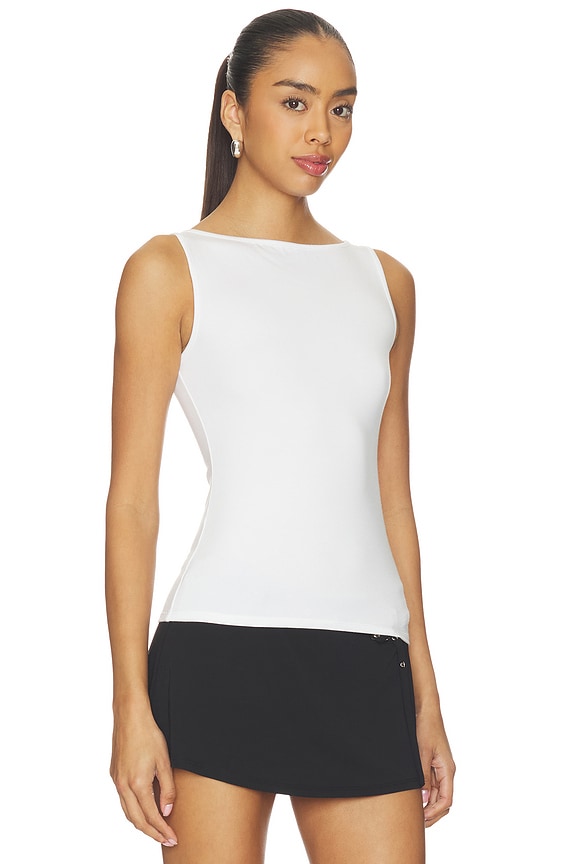 view 2 of 4 Clark Top in White
