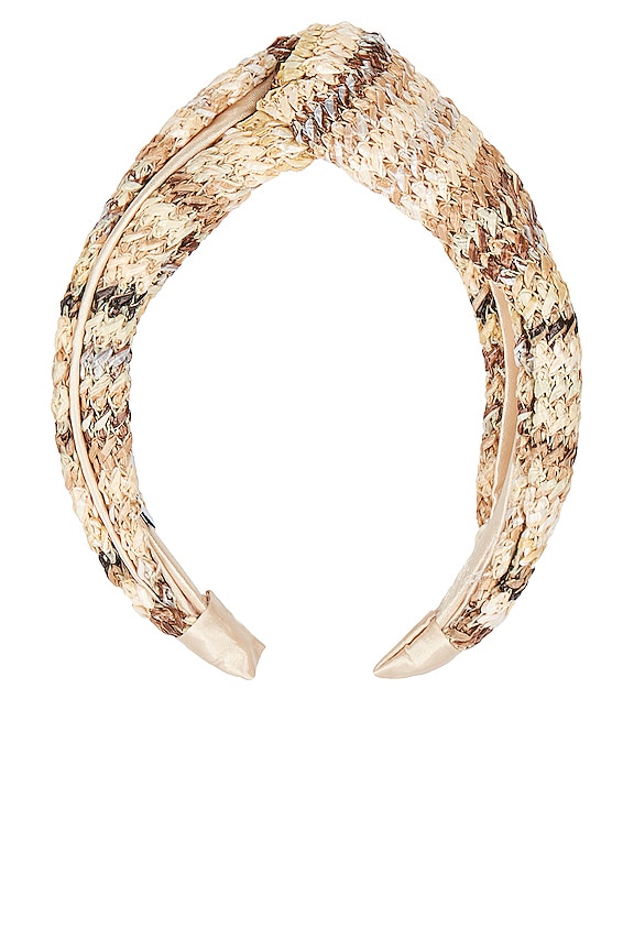 view 2 of 3 Halle Headband in Natural & Multi