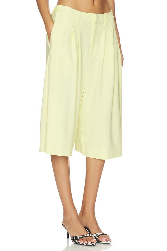 view 2 of 6 Cia High Waisted Shorts in Wax Yellow