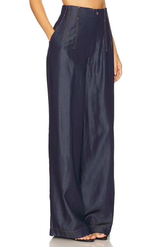 view 2 of 6 ДЖИНСЫ С ВЫСОКИМ ПОЯСОМ NIA in Dark Blue Unwashed