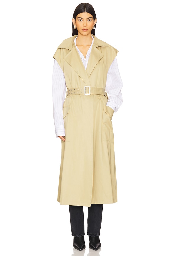 view 2 of 5 Souri Trenchcoat in Yellow