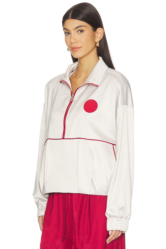 view 2 of 5 X Barbie Ricky Track Jacket in Whitecap Gray