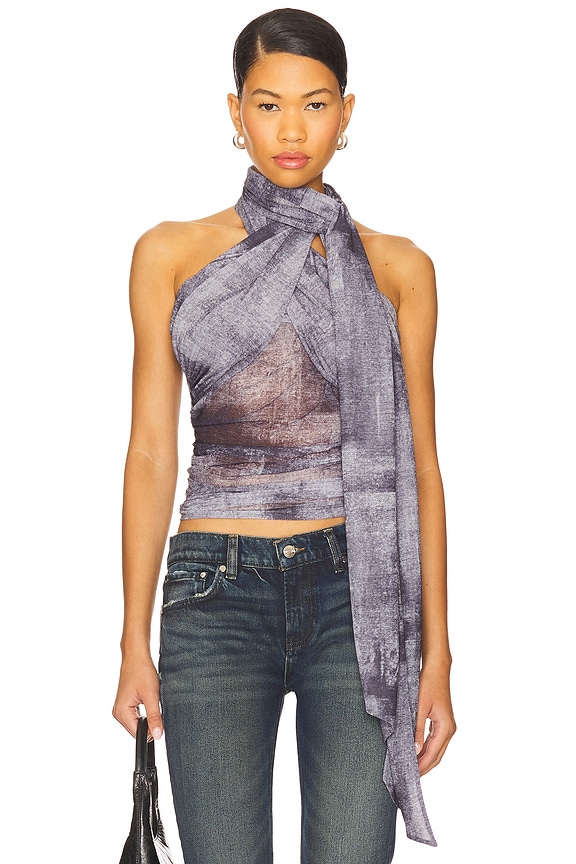 view 1 of 4 Deona Top in Black Denim