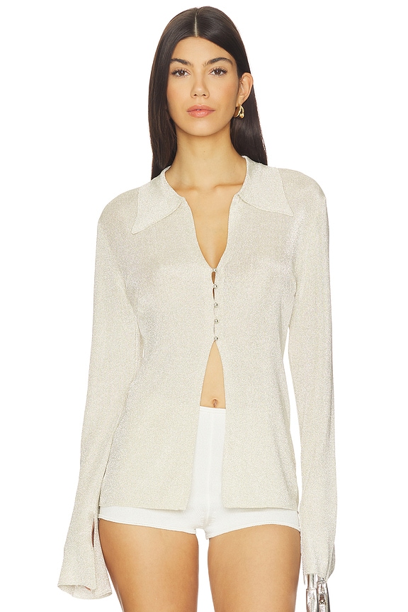 view 1 of 5 X Barbie Gruth Shirt in Champagne Silver