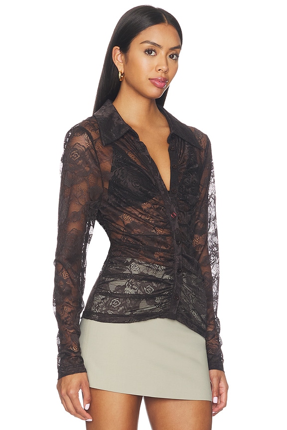 view 2 of 4 Leala Shirt in Ganache