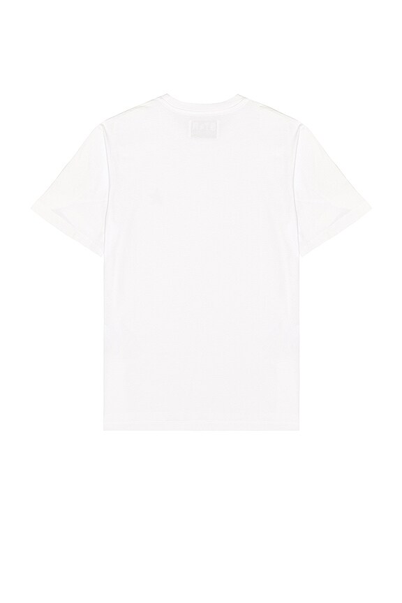 view 2 of 3 STAR Tシャツ in Optic White & Black