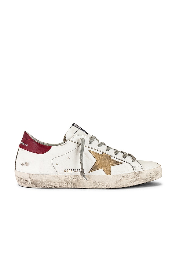 view 2 of 6 SNEAKERS SUPERSTAR in White & Cappuccino & Bordeaux