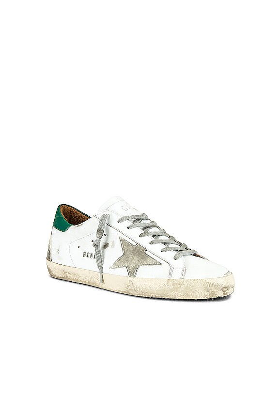 view 2 of 6 Superstar Sneaker in White & Green