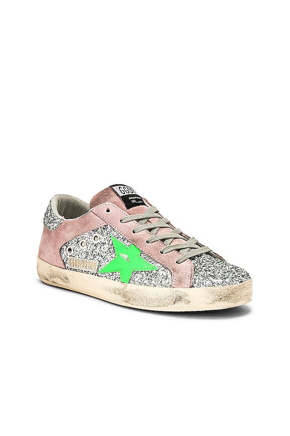 view 2 of 6 SNEAKERS SUPERSTAR in Silver Glitter & Pink