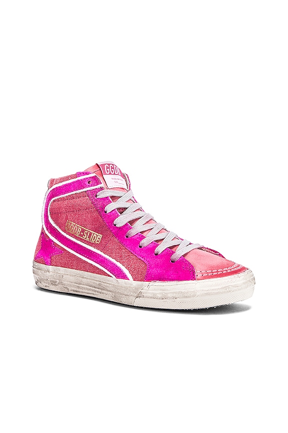 view 2 of 6 Slide Sneaker in Highlighter Pink