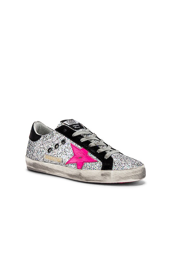 view 2 of 6 SNEAKERS SUPERSTAR in Rainbow Glitter & Fuxia