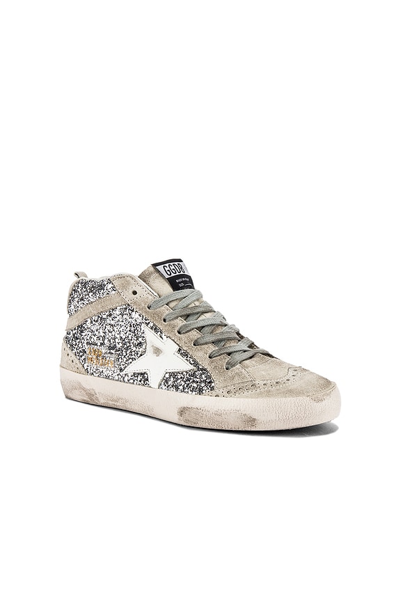 view 2 of 6 ZAPATILLA DEPORTIVA MID STAR in Silver Glitter & White