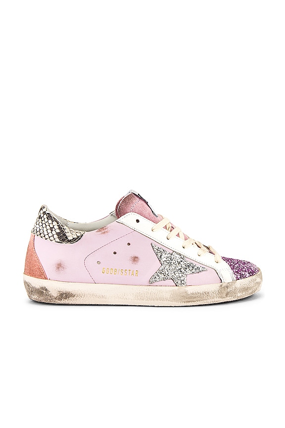 view 1 of 6 Superstar Sneaker in Pink Leather