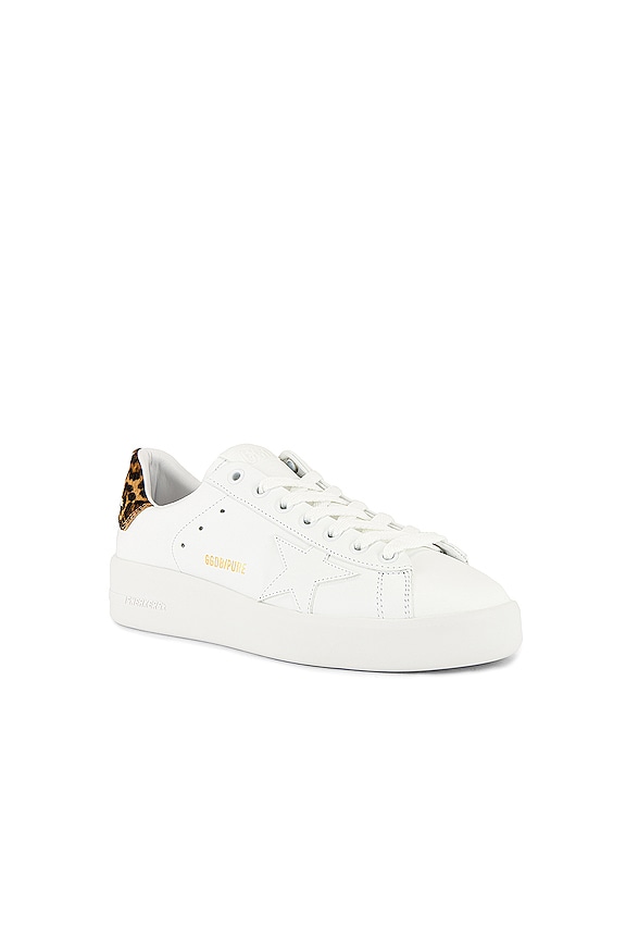 view 2 of 6 Pure Star Sneaker in White & Brown Leopard