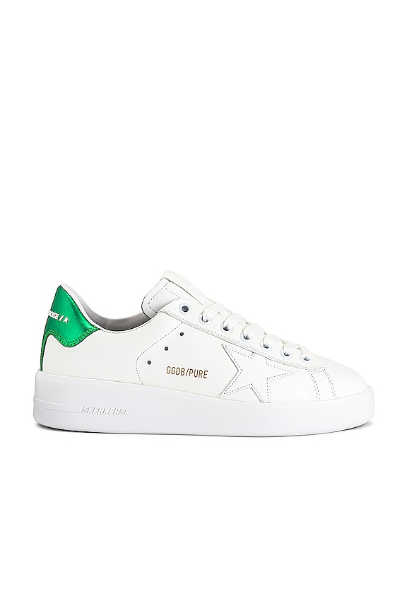 view 1 of 6 Pure Sneaker in White & Green