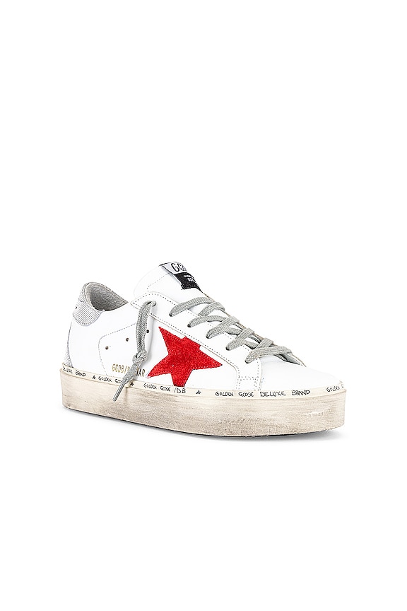 view 2 of 6 SNEAKERS HI STAR in White, Ruby Red & Silver