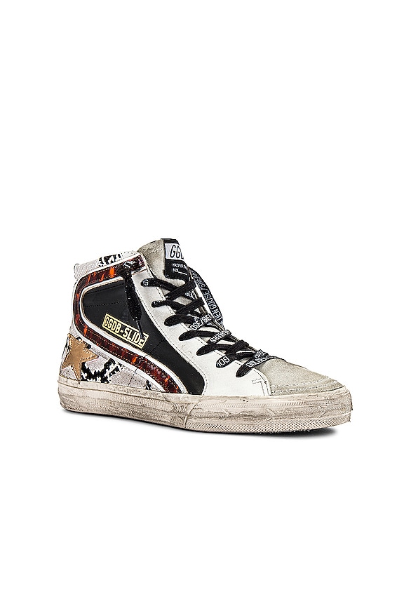 view 2 of 6 Slide Sneaker in Black, Grey Snake, Ice & Brown