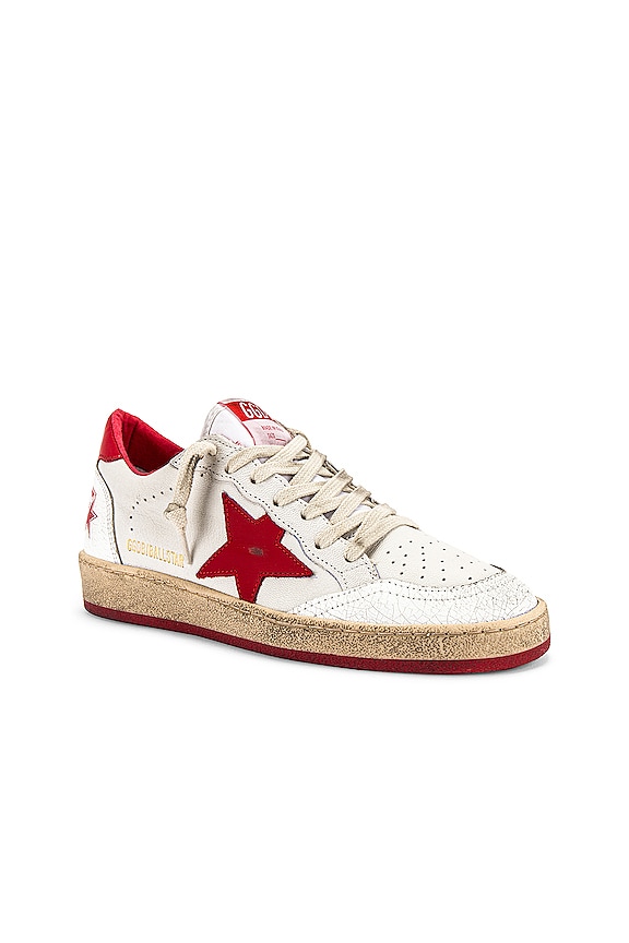 view 2 of 7 ZAPATILLA DEPORTIVA BALLSTAR in White & Strawberry Red