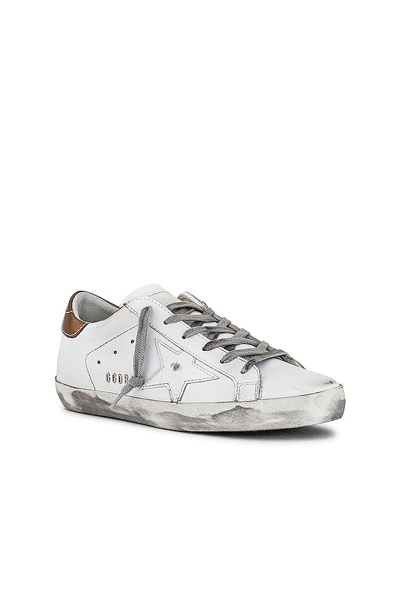 view 2 of 6 ZAPATILLA DEPORTIVA SUPER STAR in White & Gold