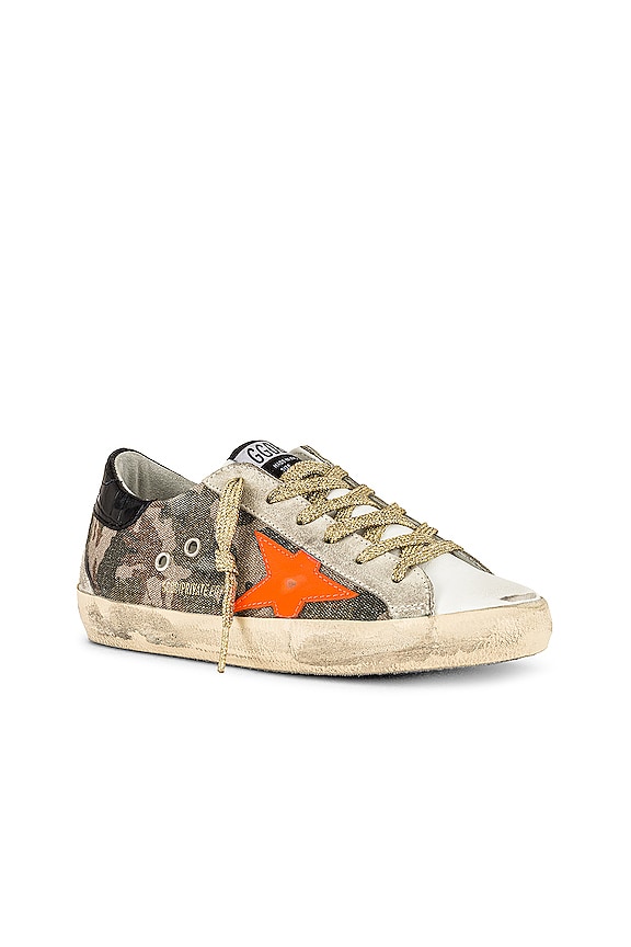 view 2 of 6 SNEAKERS SUPERSTAR in White, Camo, Ice Black Croc & Orange