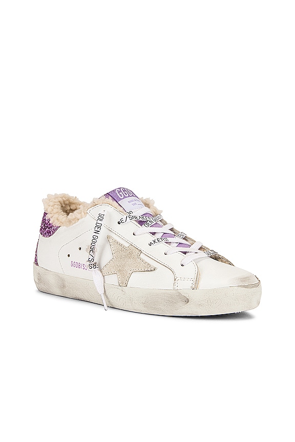 view 2 of 6 Superstar Sneaker in White & Lavender