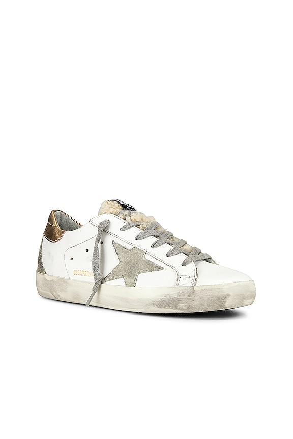 view 2 of 7 ZAPATILLA DEPORTIVA SUPER STAR in White, Gold & Ice