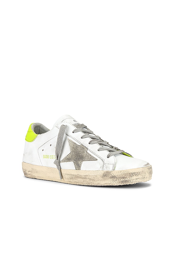 view 2 of 6 SUPERSTAR スニーカー in White, Ice, & Lime Green
