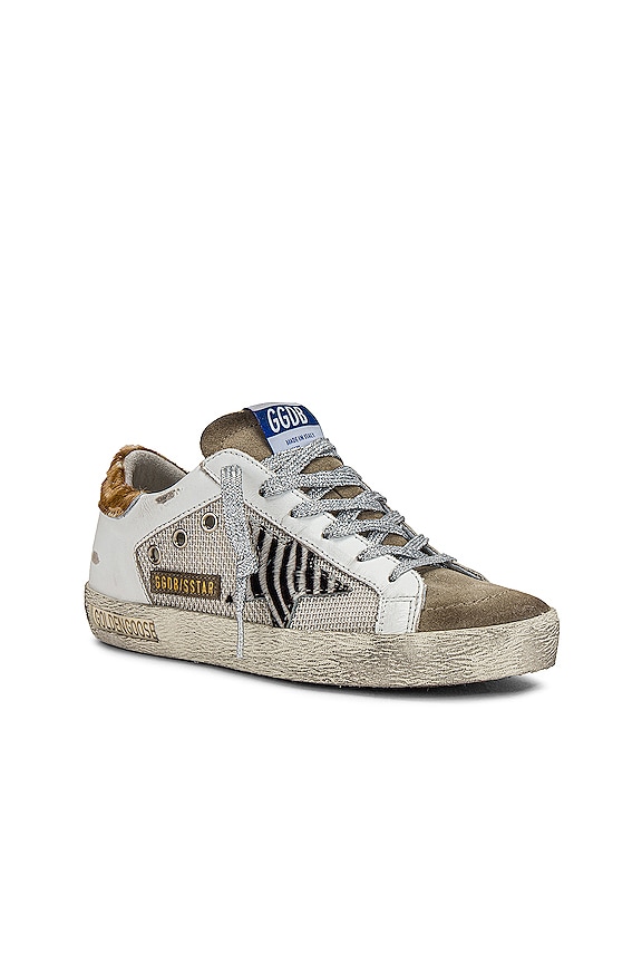 view 2 of 6 ZAPATILLA DEPORTIVA SUPERSTAR in Light Silver, White, Taupe, Zebra, & Haze Leopard