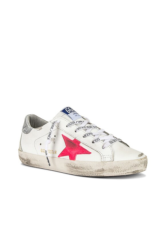 view 2 of 6 Superstar Sneaker in White, Lobster Fluorescent, Ice, & Silver