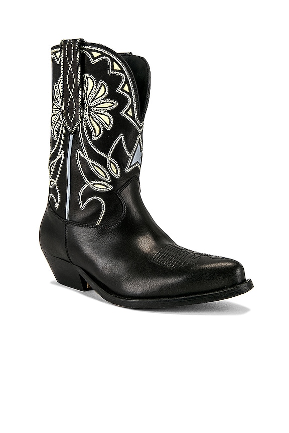 view 2 of 5 Wish Star Boot in Black & Yellow Sky Embroidery