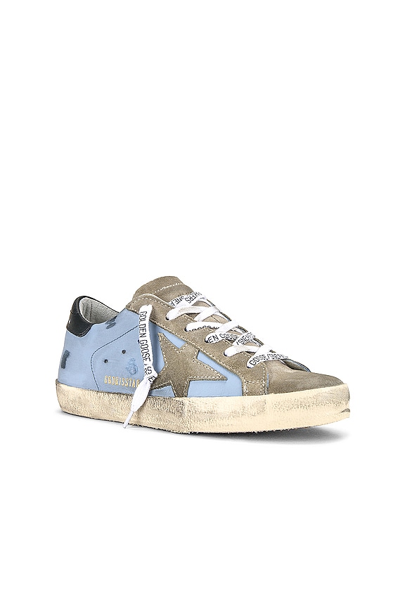 view 2 of 6 Superstar Sneaker in Pastel Sky, Taupe, & Black