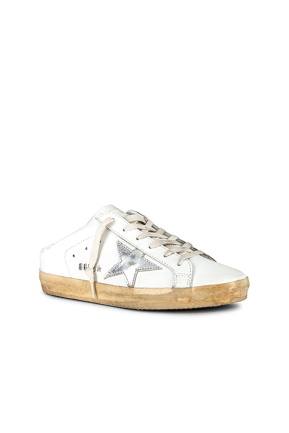view 2 of 6 Super-Star Sneaker in White & Silver