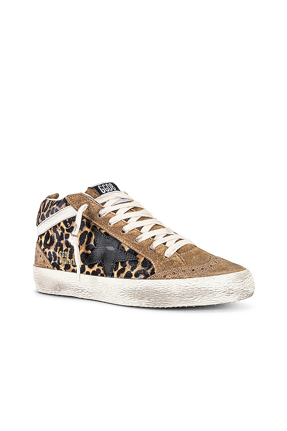 view 2 of 6 ZAPATILLA DEPORTIVA MID STAR LEOPARD in Beige Brown Leopard, Tobacco, Black, White, & Silver