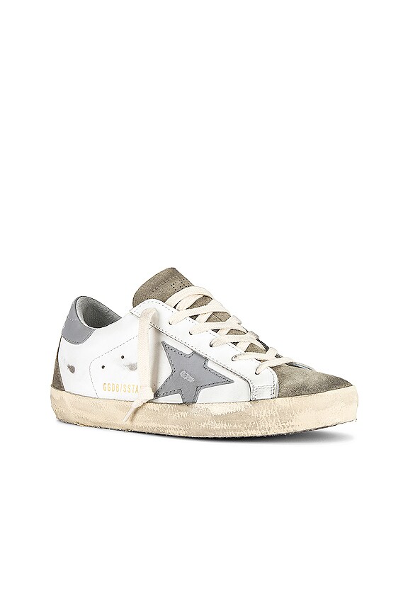 view 2 of 6 SUPERSTAR スニーカー in White, Taupe, & Grey